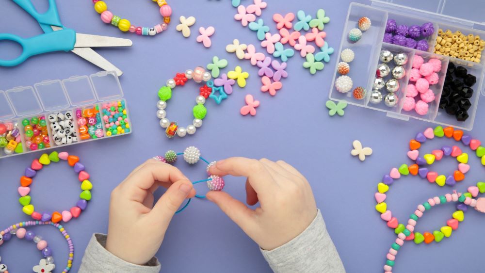 friendship bracelet making